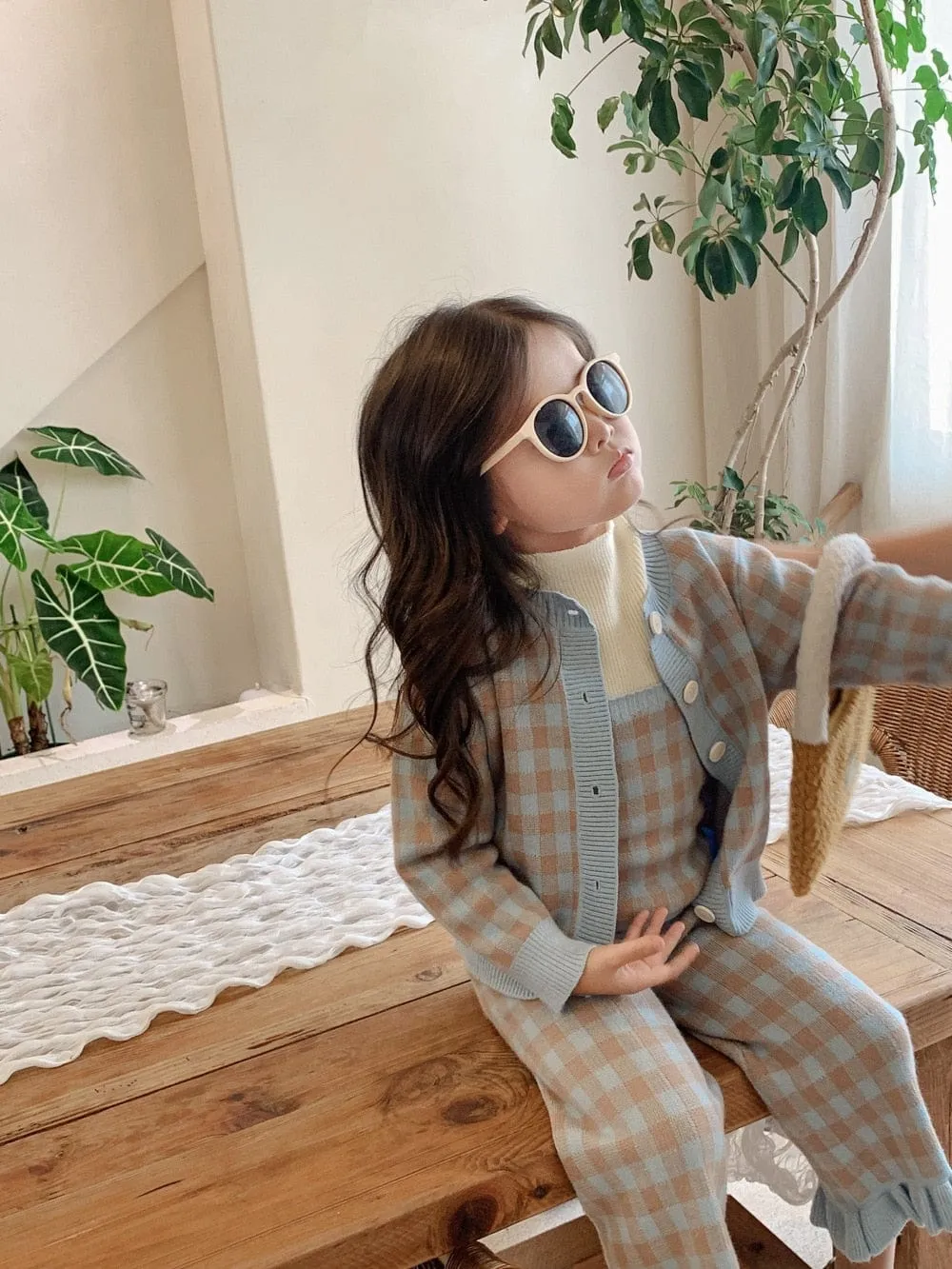 "Maeve" 3 PC Chic Sweater Knit Pants Outfit