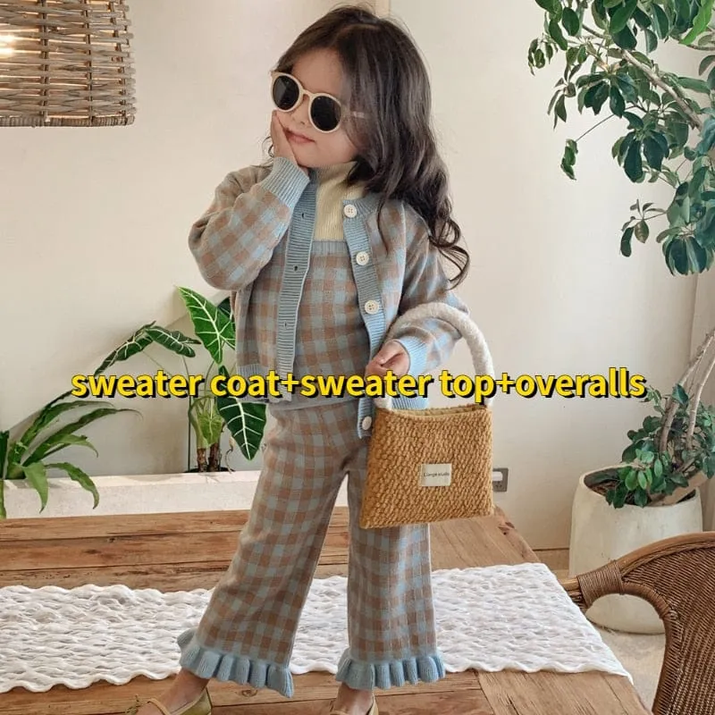 "Maeve" 3 PC Chic Sweater Knit Pants Outfit