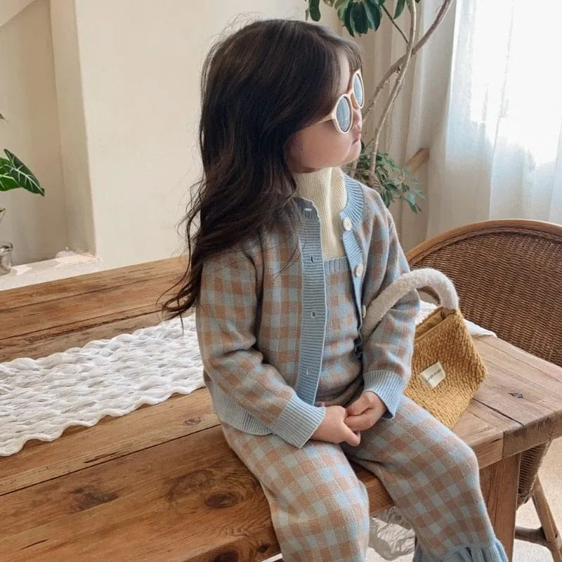 "Maeve" 3 PC Chic Sweater Knit Pants Outfit