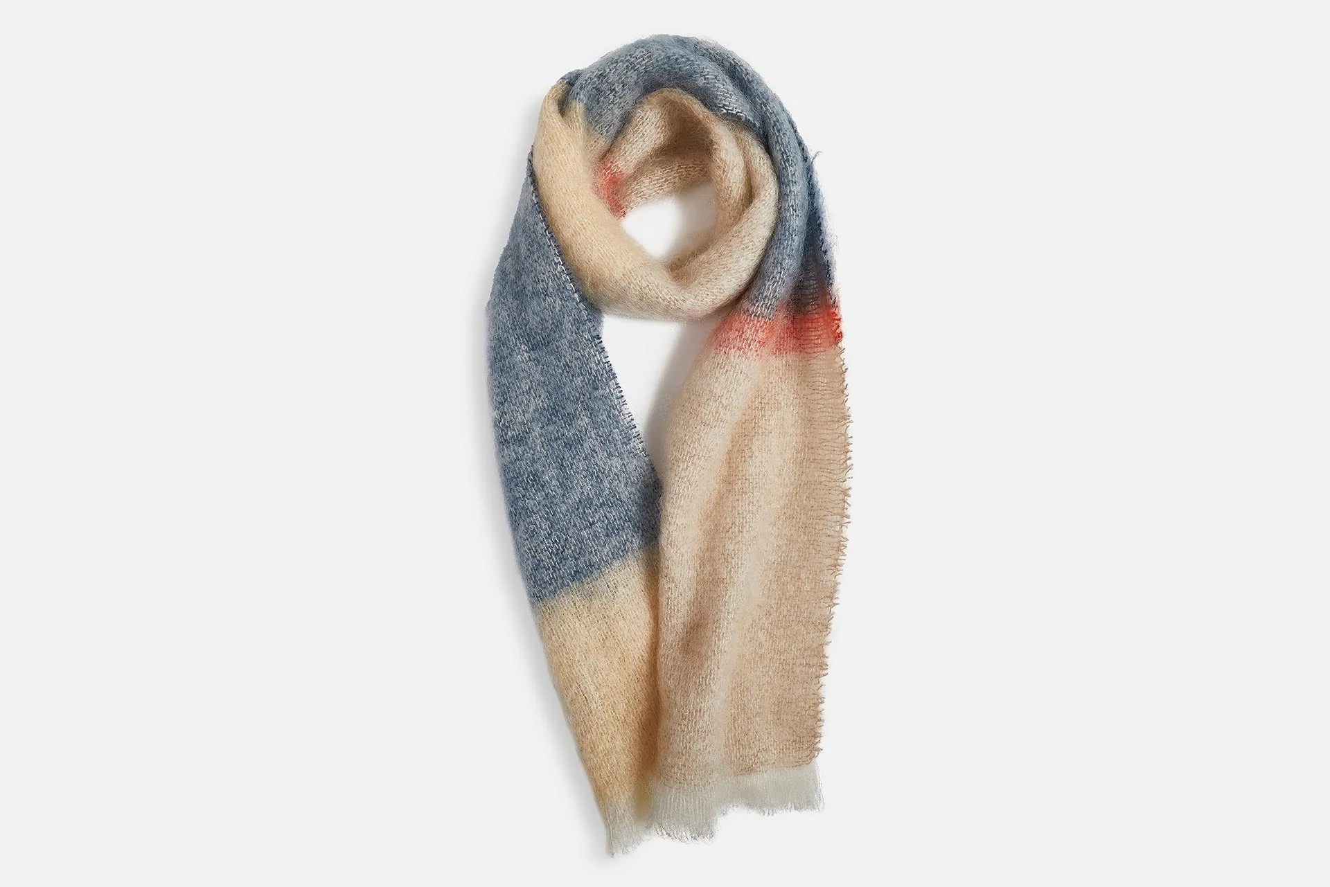 Slate Silare Mohair XScarf