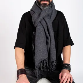 Soft Ridge Scarf - Charcoal