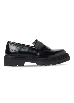 Spike Loafer - Black - Black