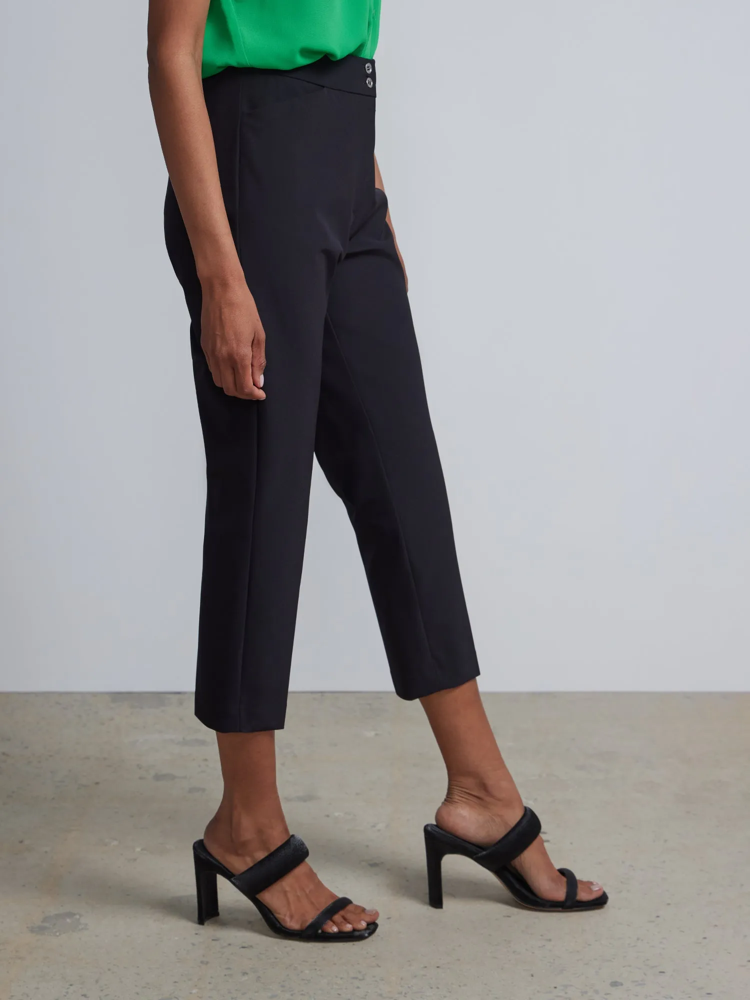 Tall High Rise Slim Leg Capri Pant - Fit To Flatter