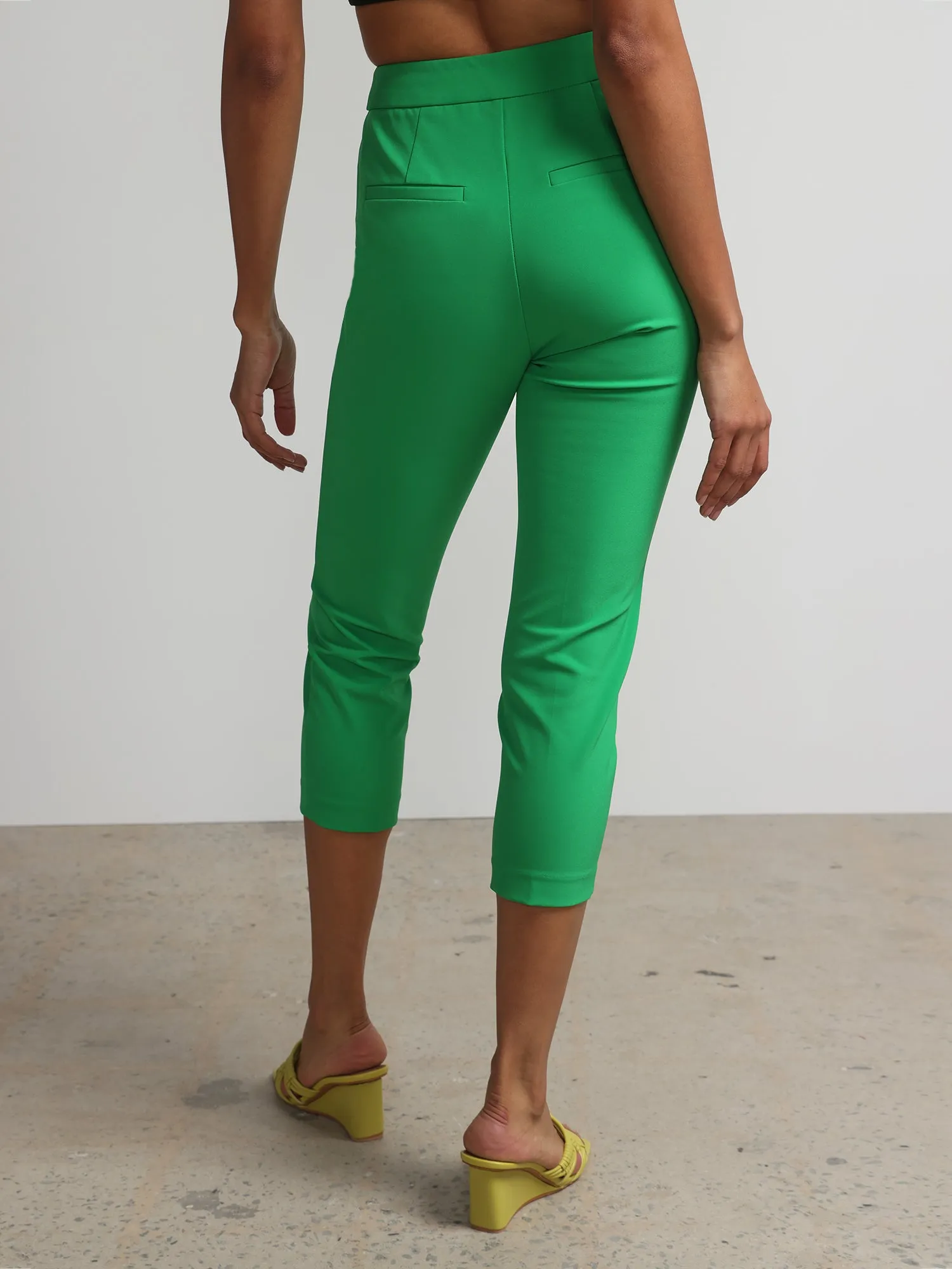 Tall High Rise Slim Leg Capri Pant - Fit To Flatter