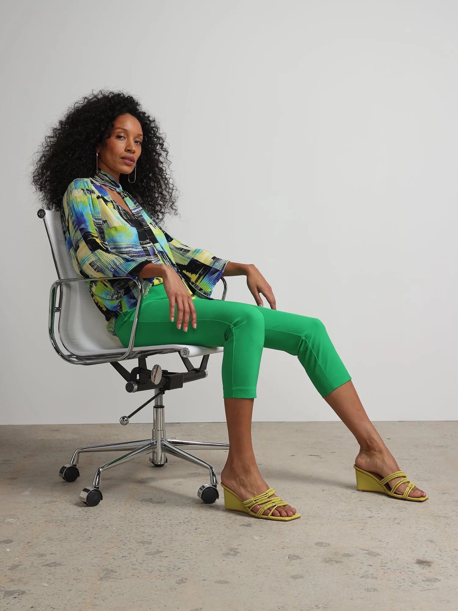 Tall High Rise Slim Leg Capri Pant - Fit To Flatter