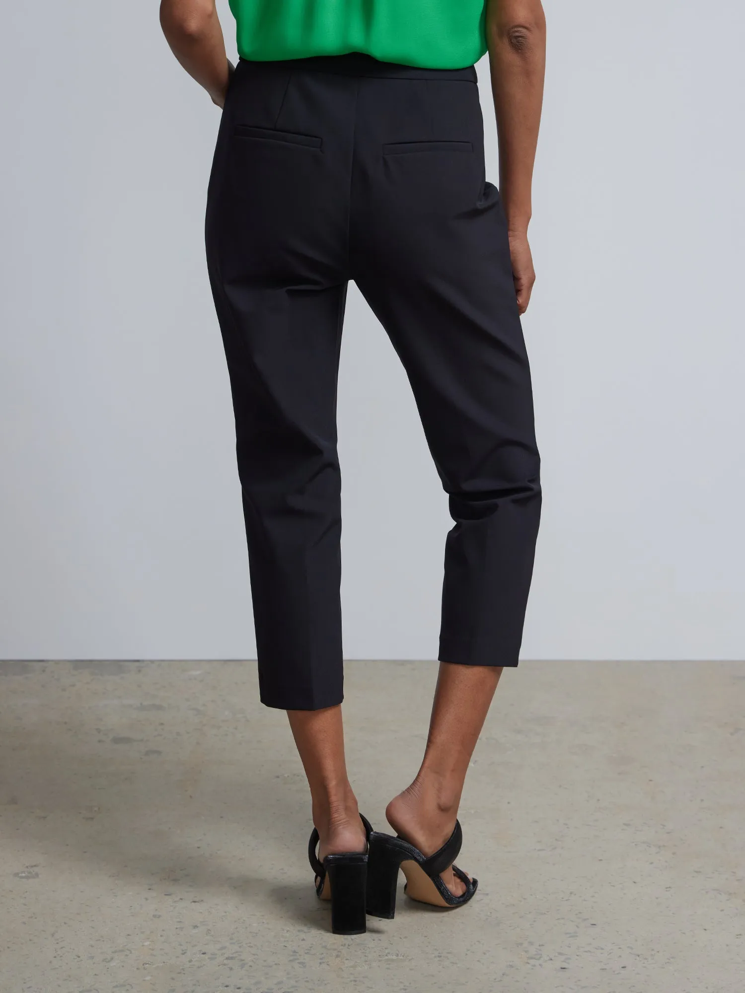 Tall High Rise Slim Leg Capri Pant - Fit To Flatter
