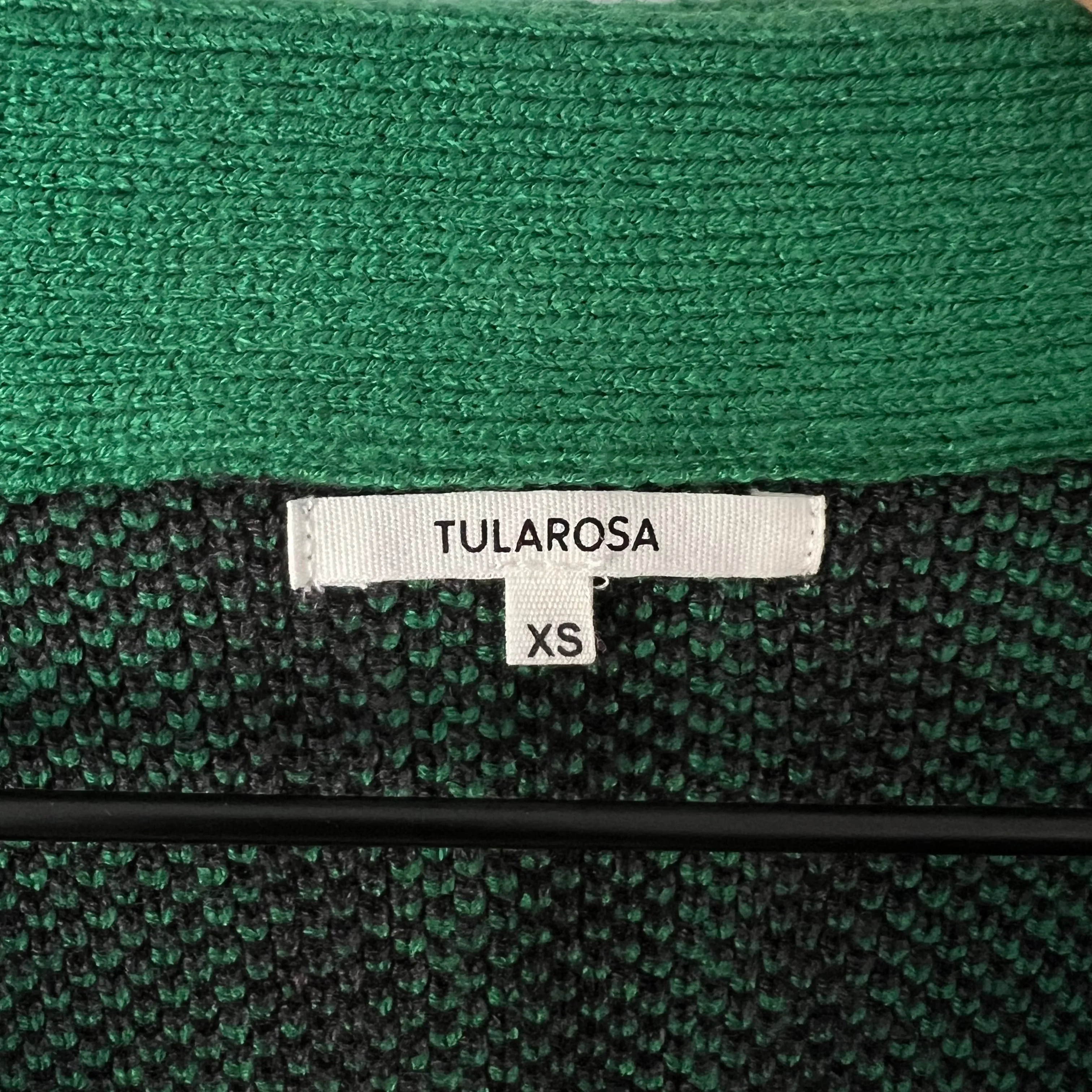 Tularosa Bellair Cardi in Green Plaid