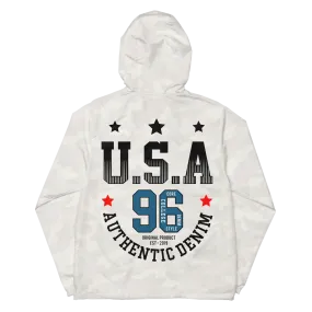 USA Authentic Denim Unisex lightweight zip up windbreaker