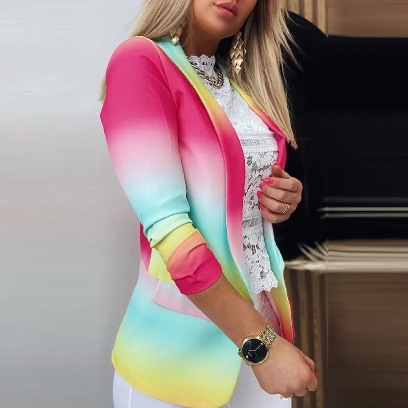 Wenkouban Women Sexy Long Sleeve Solid Color Jacket 2023 Autumn Elegant Turn-Down Collar Tops Office Lady Winter Slim Cardigan Outerwear