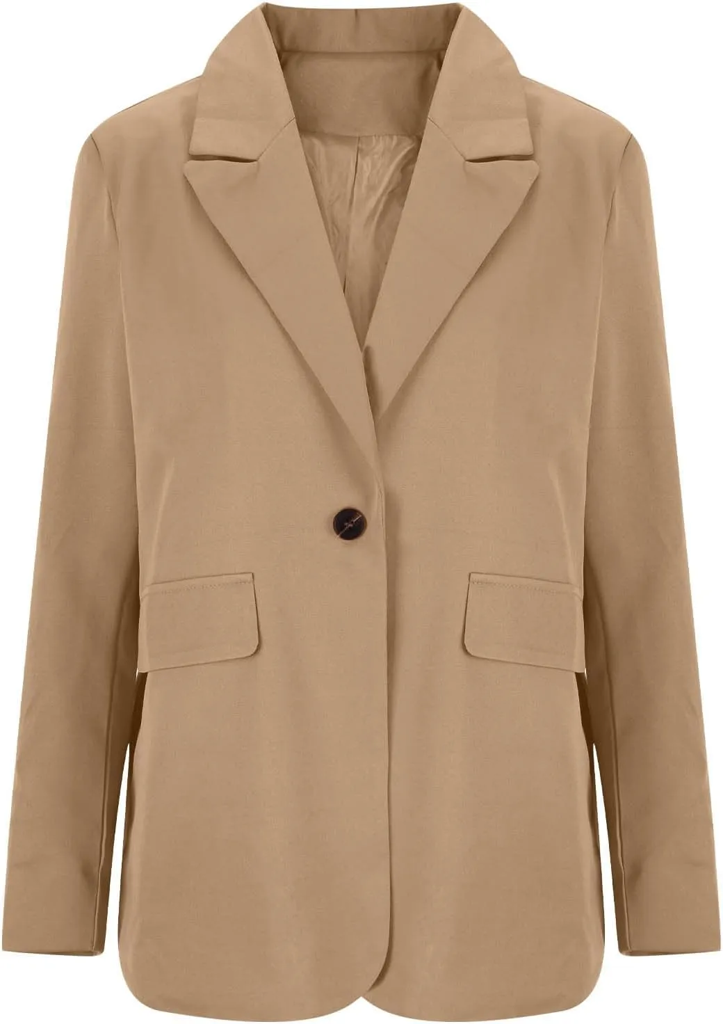 Womens Blazers Lightweight Open Front Work Office Suit Blazer Long Sleeve Lapel Jacket Business Casual Fall Jacket