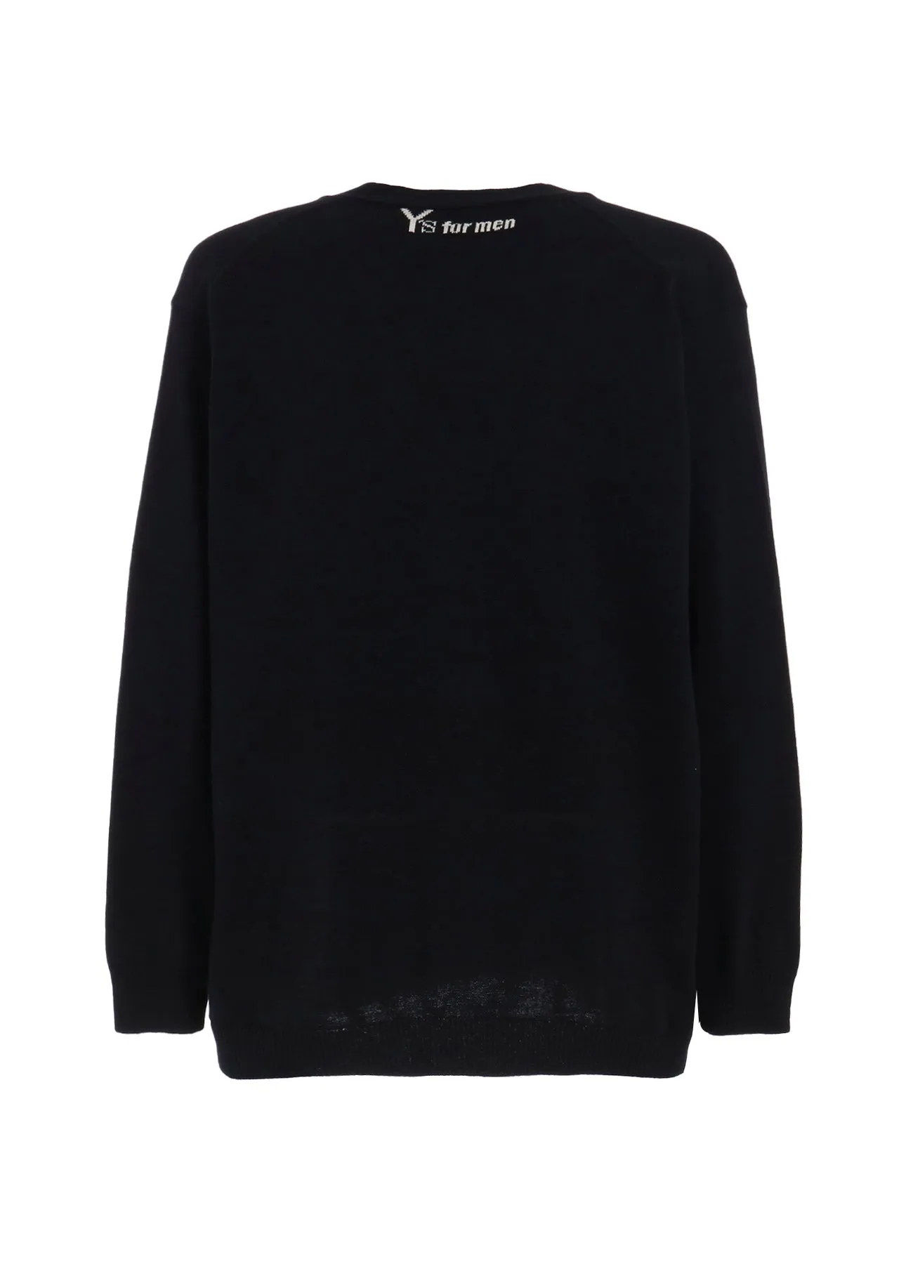 Y's for men INTERSIA LOGO CARDIGAN