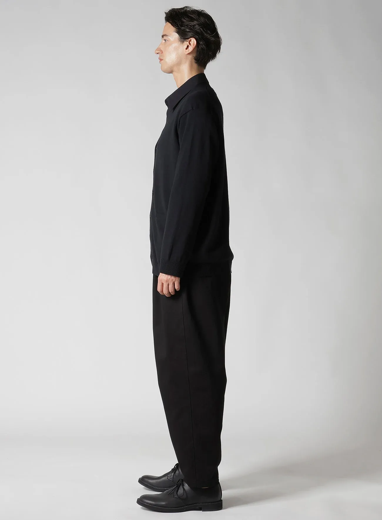 Y's for men INTERSIA LOGO CARDIGAN
