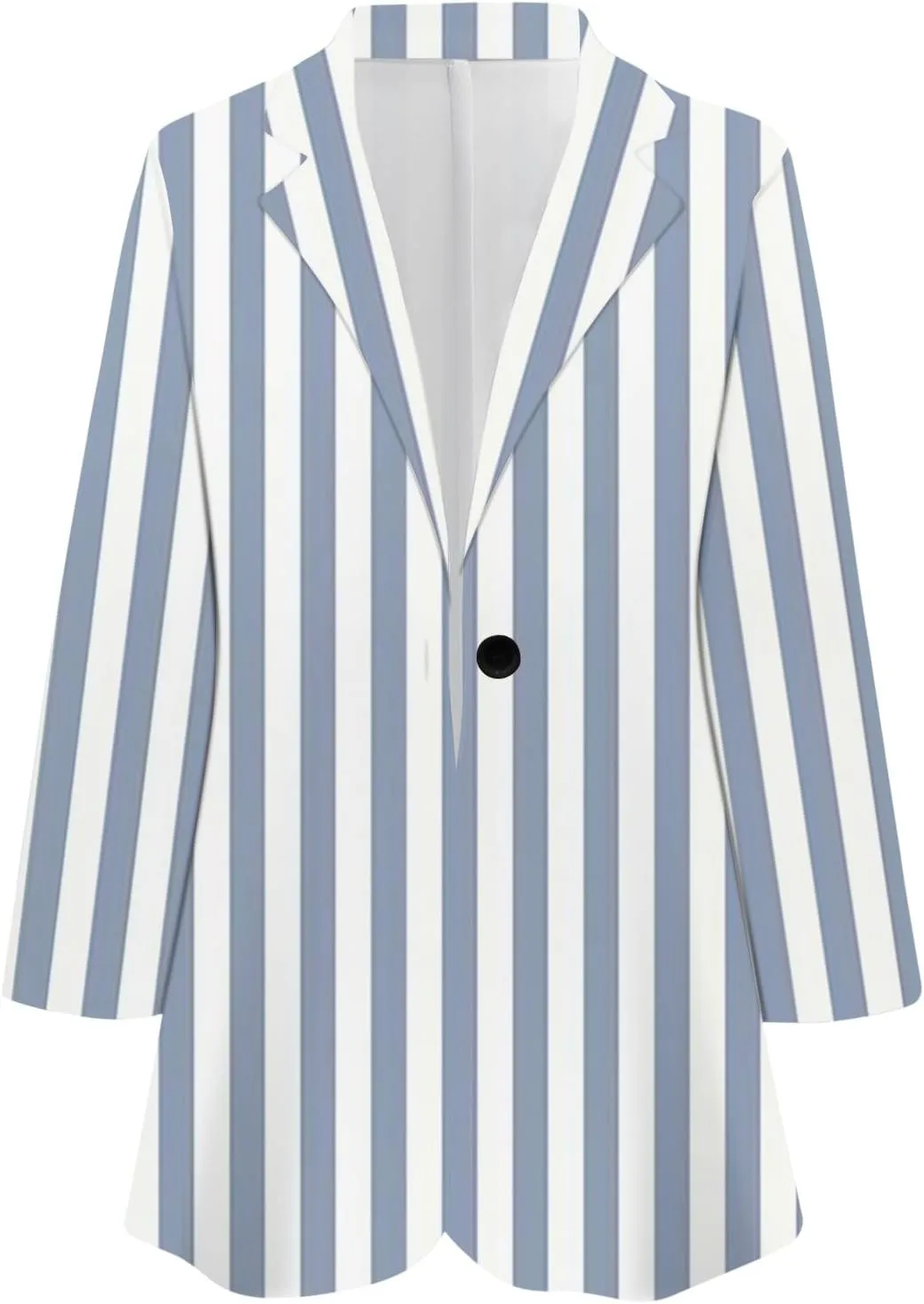 ZEFOTIM Blazer for Women 2024 Casual Oversized Fitted Lapel with Pockets Jacket Long Fashion Trendy Coat